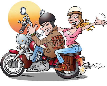 stock-vector-vector-cartoon-illustration-of-a-biker-couple-on-a-ride-337894751  – Vàm Sát Ecopark